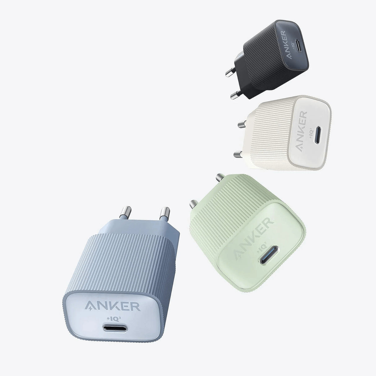 Anker 511 Nano Universel Sort Vekselstrøm Hurtig opladning Indendørs