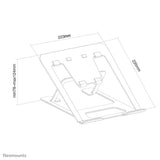 Neomounts NSLS085BLACK laptop stativ Sort 43,2 cm (17")