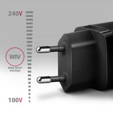 Axagon ACU-PD30 oplader til mobil enhed Mobiltelefon, Smartphone, SmartWatch, Tablet, Universel, Ur Sort Vekselstrøm Hurtig opladning Indendørs
