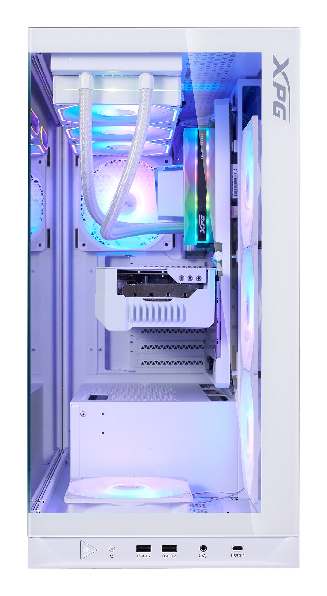 XPG Invader X BTF Midi Tower Hvid