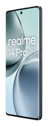 realme 14 Pro 5G 17,2 cm (6.77") Dual SIM Android 15 USB Type-C 8 GB 256 GB 5860 mAh Grå