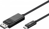 Goobay 79295 videokabel adapter 1,2 m USB Type-C DisplayPort Sort