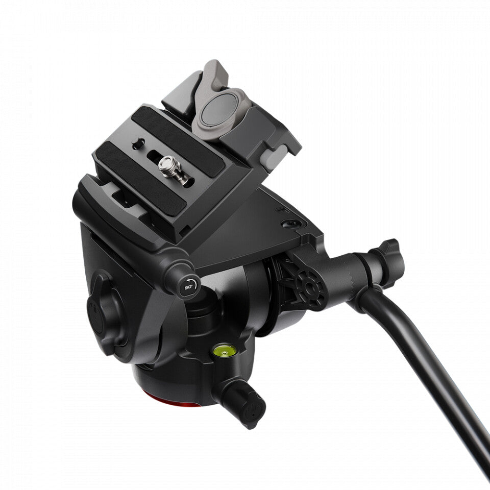 Manfrotto 500X Fluid Head stativhoved Sort Aluminium, Technopolymer 1/4, 3/8" Væske