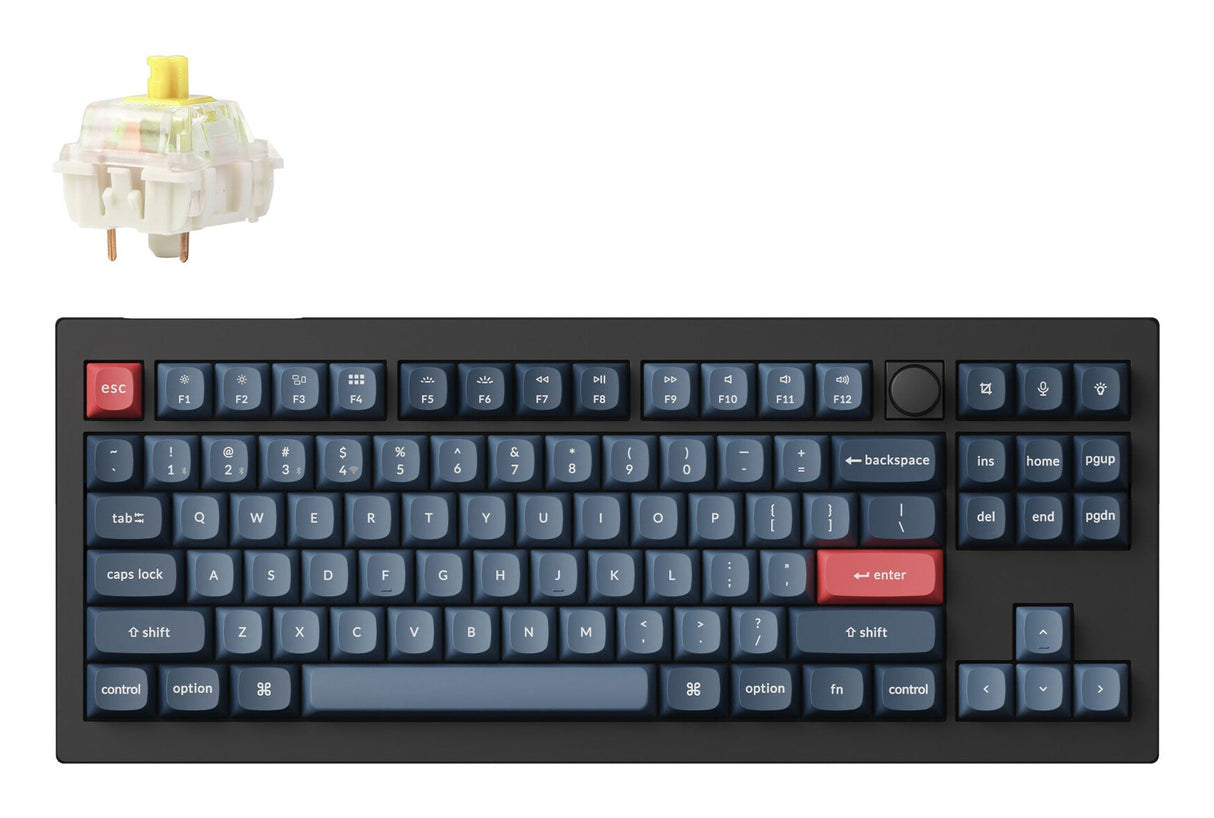 Keychron V3 Max tastatur Universel RF trådløs + Bluetooth Sort, Grå