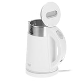Adler AD 1372W elkedel 0,6 L 800 W Metallic, Hvid
