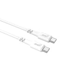 Gear Opladningskabel USB-C til USB-C 2.0 0,5 m Hvid