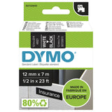 DYMO D1 Mærkattape (1,2 cm x 7 m) 1kassette(r) S0720610