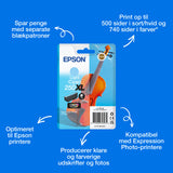 Epson Enkeltpakke, lys cyan 250XL Claria Photo HD-blæk