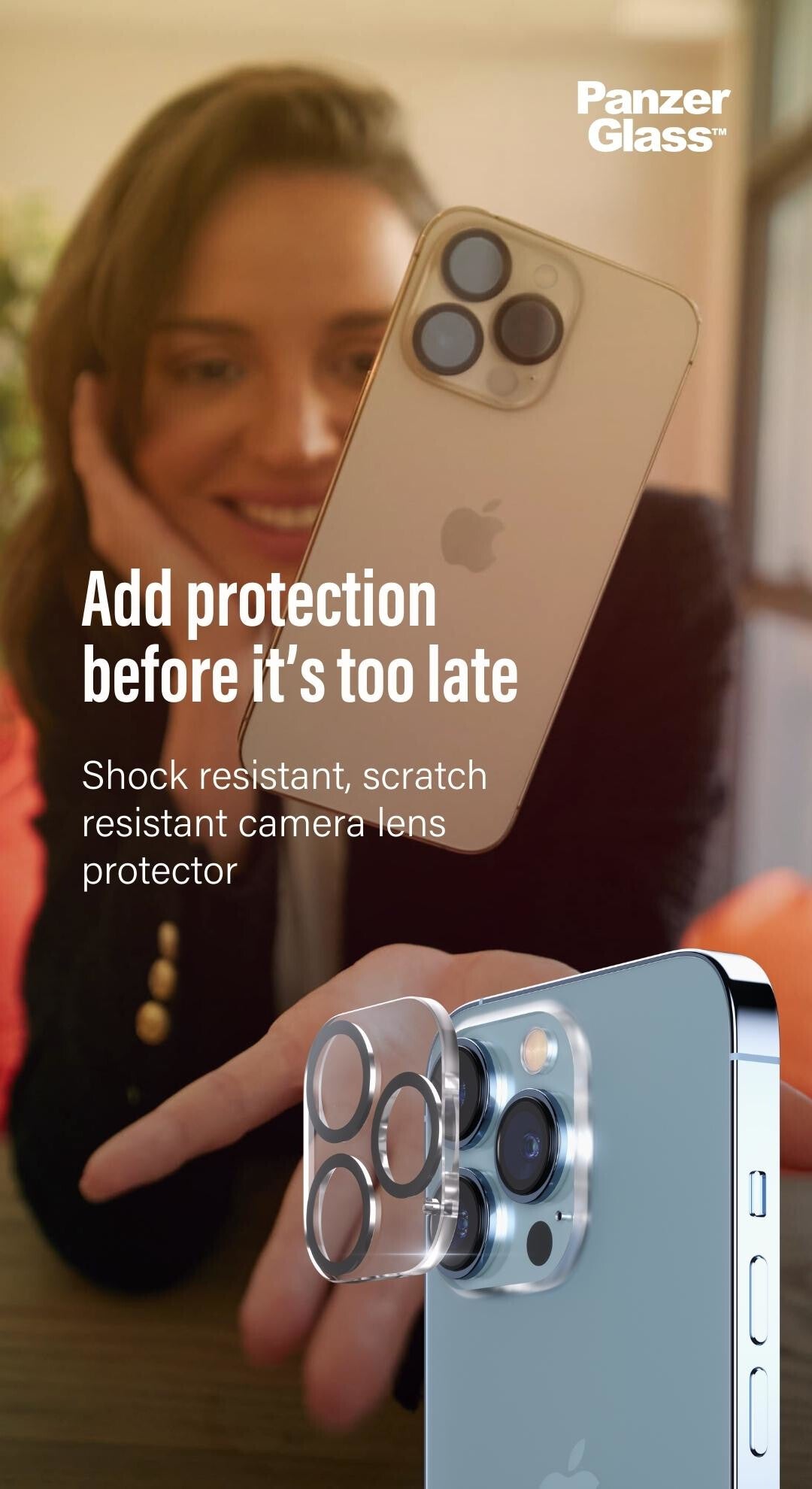 PanzerGlass ® PicturePerfect Kameralinsebeskytter iPhone 13 Pro | 13 Pro Max