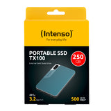Intenso TX100-250GB External SSD ekstern harddisk
