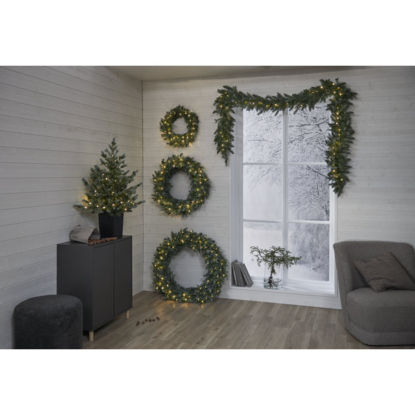 Star Trading Torpa 5 arm hvid adventsstage