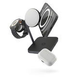 ZENS ZEAPDC01/00 oplader til mobil enhed Hovedtelefoner, Smartphone, SmartWatch, Tablet Sort Vekselstrøm Trådløs opladning Hurtig opladning Indendørs