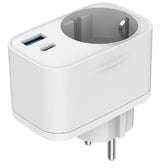 Gembird TA-ACPDQC20-01-W oplader til mobil enhed Universel Hvid Vekselstrøm Hurtig opladning Indendørs