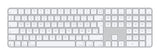 Apple Magic tastatur Universel USB + Bluetooth QWERTY Dansk Hvid