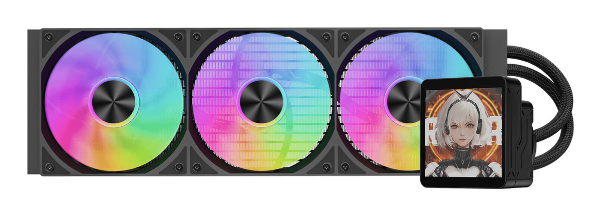 darkFlash DV360S MAX Processor Alt-i-en væskekøler 12 cm Sort 1 stk