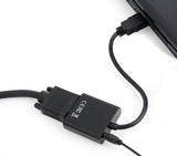Gembird A-HDMI-VGA-03 videokabel adapter 0,15 m HDMI Type A (Standard) VGA (D-Sub) Sort