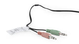 Gembird MHS-001 hovedtelefoner/headset Ledningsført Musik Sort