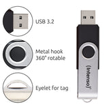 Intenso Pendrive 128GB Office Line USB 3.2, sort EU (3543491)