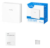 Cudy Netzwerkgeräte 867 Mbit/s Hvid Strøm over Ethernet (PoE)