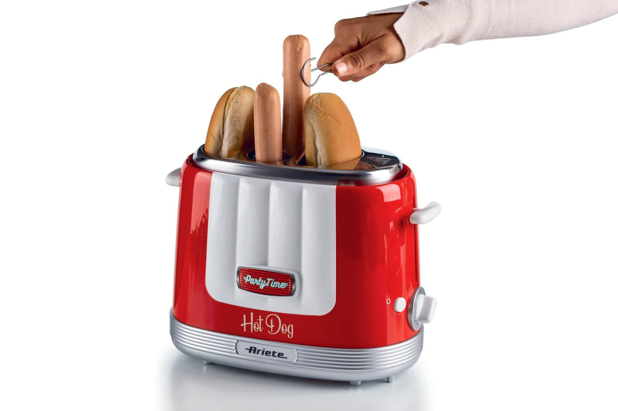 Ariete Party Time 0206 Hotdog-maskine 650W Rød