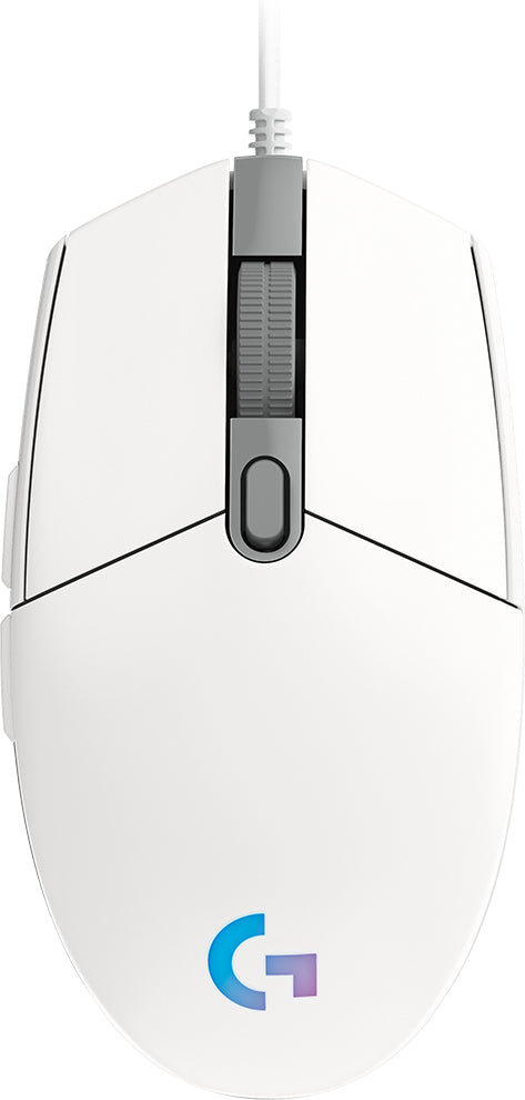 Logitech Gaming Mouse G102 LIGHTSYNC Optisk Kablet Hvid