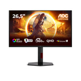 AOC G4 Q27G4SDR computerskærm 67,3 cm (26.5") 2560 x 1440 pixel Quad HD QD-OLED Sort, Rød