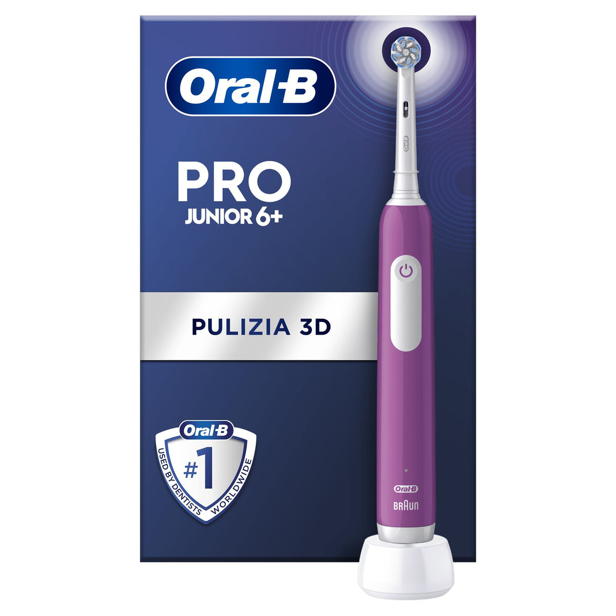 Oral-B Junior 8006540742891 elektrisk tandbørste Barn Roterende tandbørste Lilla