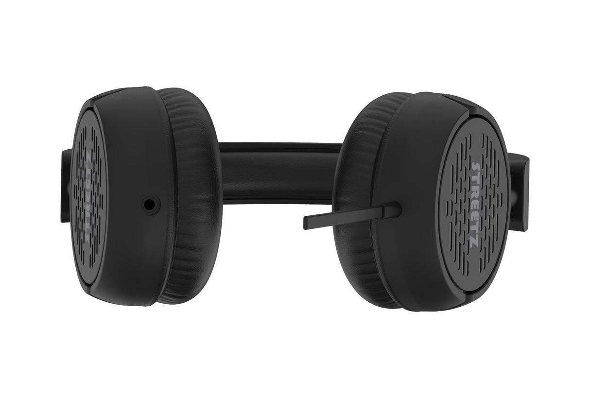 Streetz HC210-BLK hovedtelefoner/headset Ledningsført Opkald/musik USB Type-C Sort
