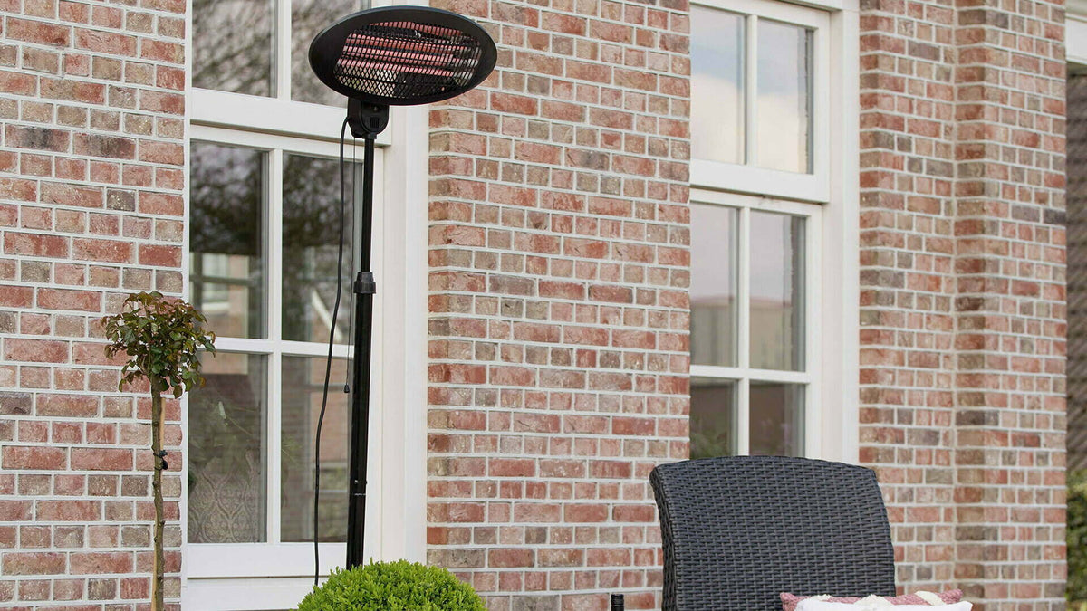 Sunred SMQ2000A electric space heater Indoor & outdoor Black 2000 W Quartz electric space heater