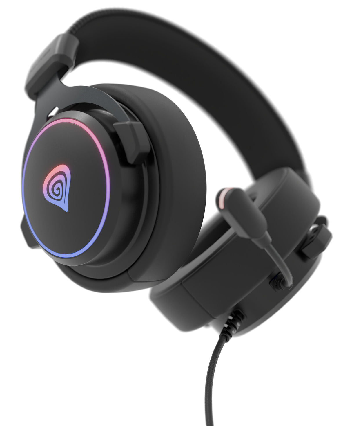 GENESIS Neon 764 Headset Ledningsført Spil USB Type-A Sort