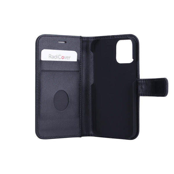 Radicover 587053 mobiltelefon etui 13,7 cm (5.4") Tegnebogsetui Sort