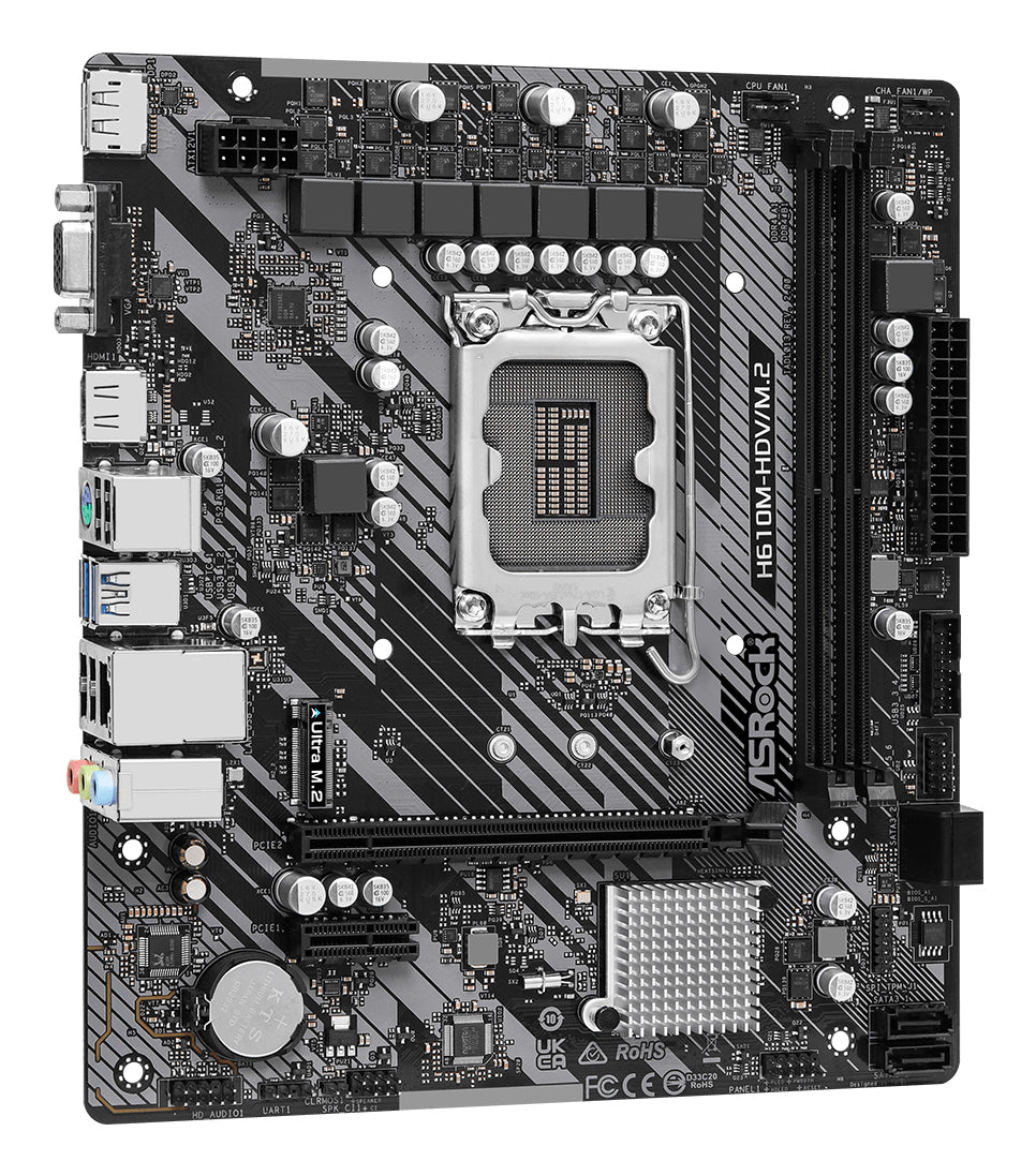 Asrock H610M-HDV/M.2 R2.0 Micro-ATX LGA1700