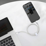 Baseus CATLGD-02 Lightning kabel 1 m Hvid