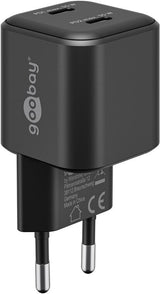Goobay 2-ports USB GaN Oplader 35W PD Sort
