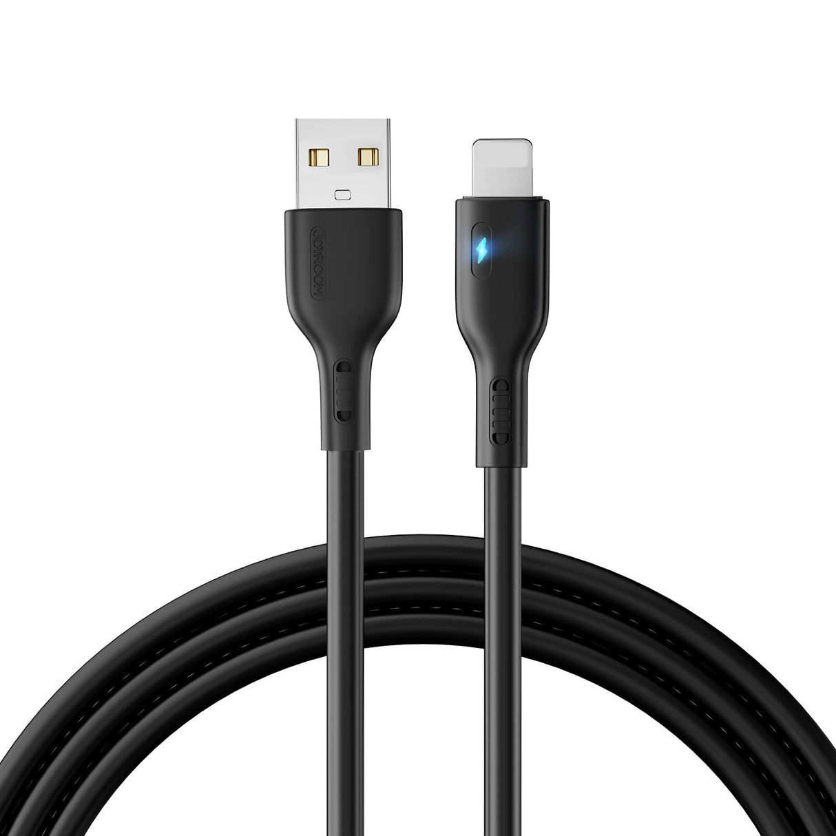 JOYROOM 6956116732004 Lightning kabel 2 m Sort