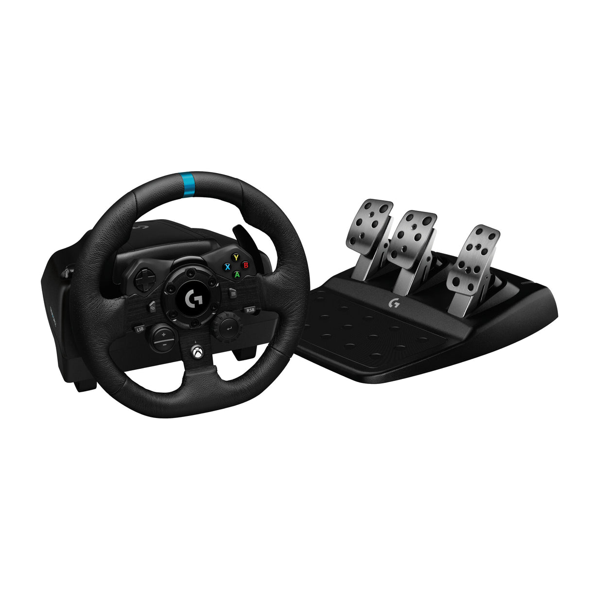 Logitech G G923 Sort USB 2.0 Rat + Pedaler Analog/digital PC, Xbox One, Xbox Series S, Xbox Series X