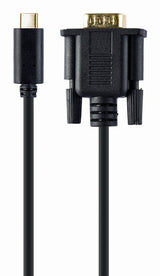 Gembird A-CM-VGAM-01 videokabel adapter 2 m USB C VGA (D-Sub) Sort