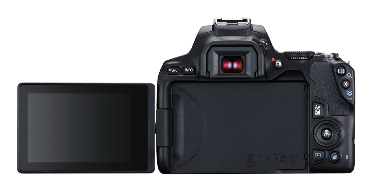 Canon EOS 250D+EF-S 18-55mm SLR kamerasæt 24,1 MP CMOS 6000 x 4000 pixel Sort