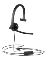 Logitech H570E Headset Ledningsført Kontor/Callcenter USB Type-A Sort