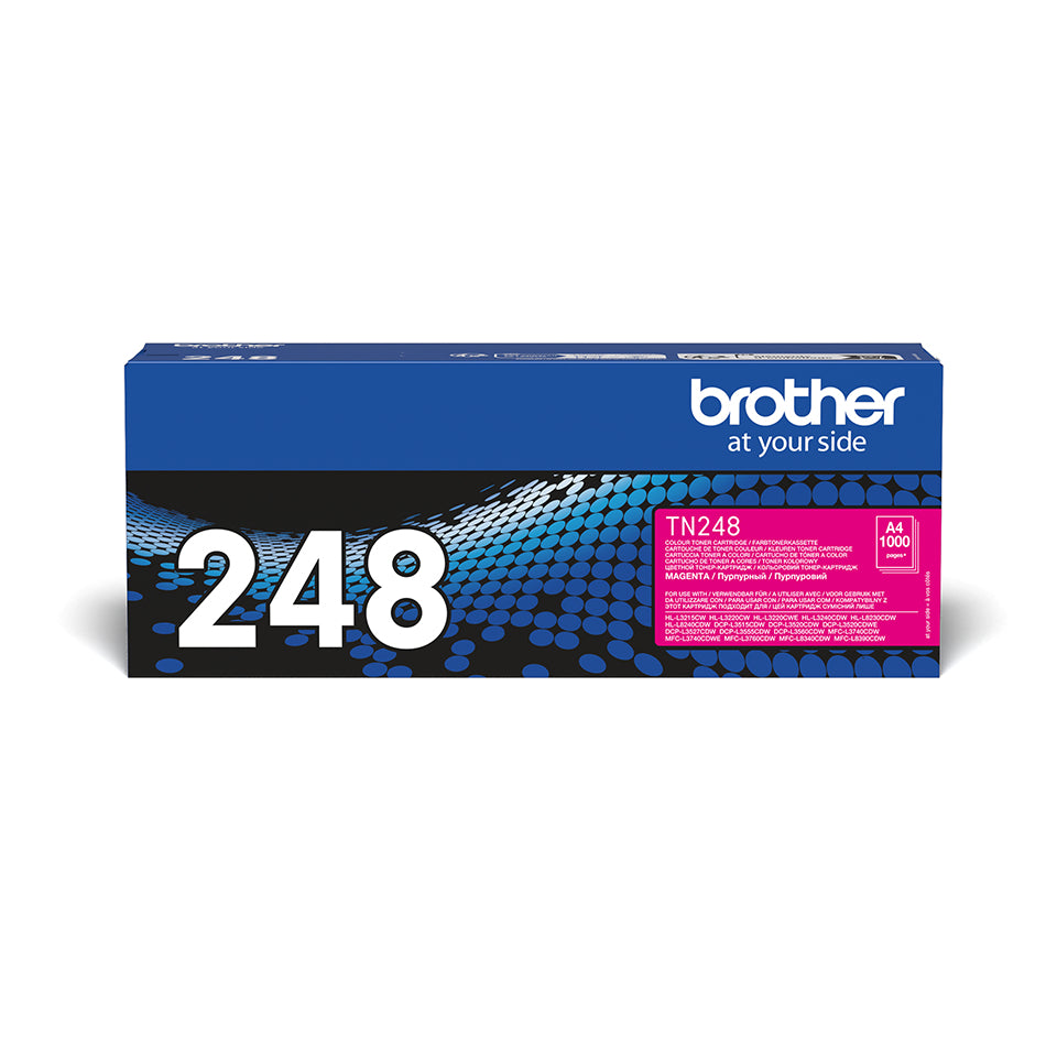 Brother TN-248M tonerpatron 1 stk Original Magenta