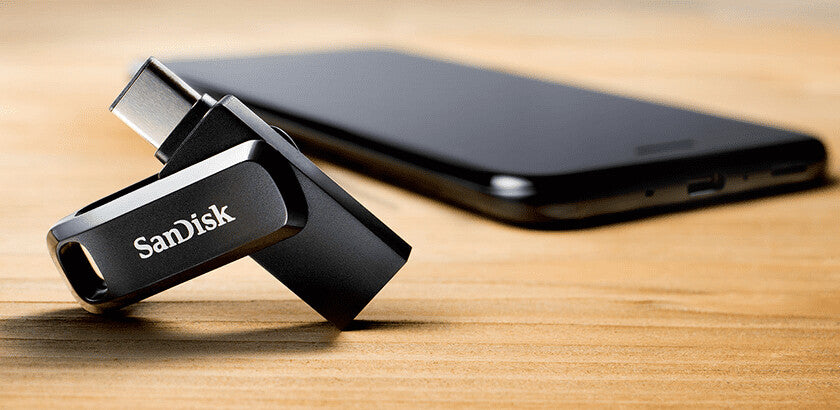 SanDisk Ultra Dual Drive Go USB-nøgle 64 GB USB Type-A / USB Type-C 3.2 Gen 1 (3.1 Gen 1) Sort