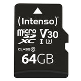 Intenso 3433490 hukommelseskort 64 GB MicroSDXC UHS-I Klasse 10