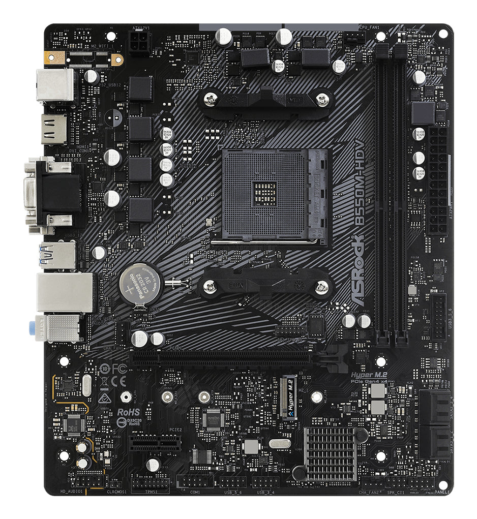 ASRock B550M-HDV Micro-ATX AM4 AMD B550