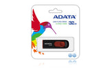 ADATA 32GB C008 USB-nøgle USB Type-A 2.0 Sort, Rød