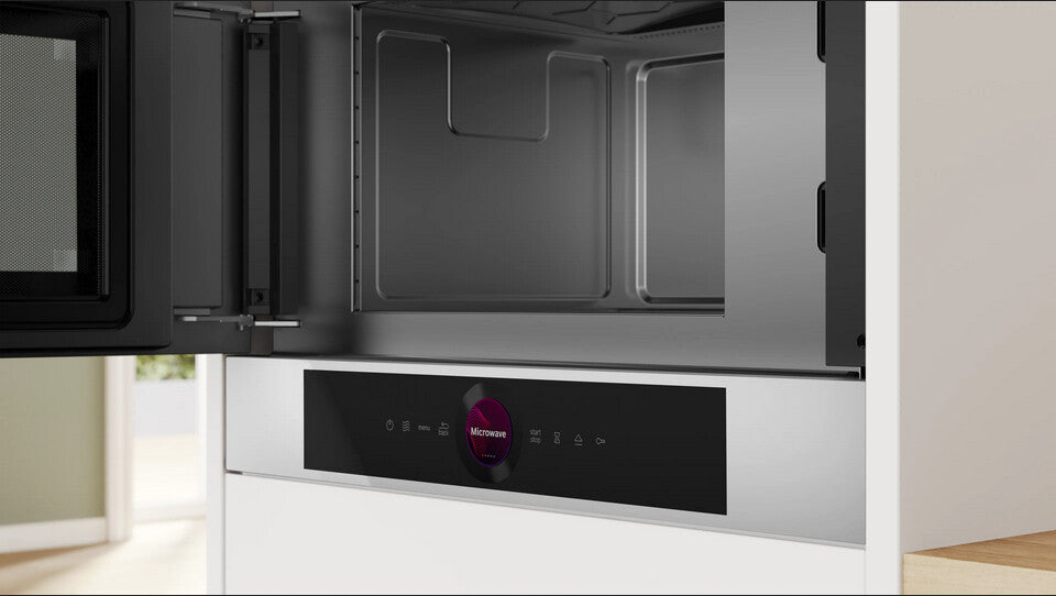 Bosch Serie 8 BFL7221W1 mikrobølgeovn Hvid Solo mikroovn Indbygget 21 L 900 W