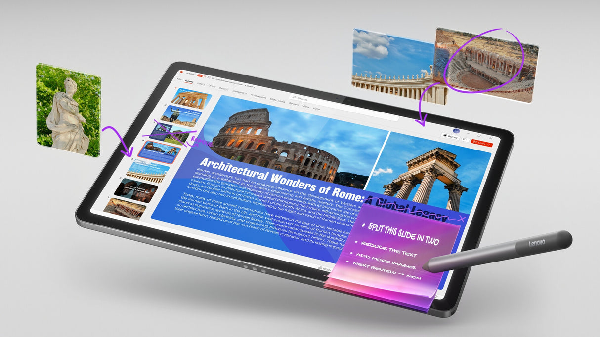 Lenovo Idea Tab Mediatek 128 GB 27,9 cm (11") 8 GB Wi-Fi 5 (802.11ac) Android 15 Grå