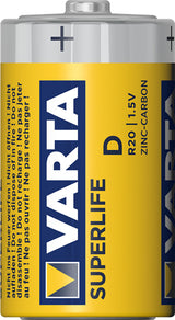 Varta Superlife D-type Standardbatterier