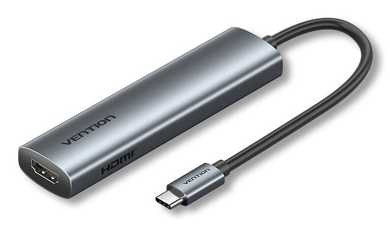 Vention TGL Ledningsført USB 3.2 Gen 1 (3.1 Gen 1) Type-C Grå