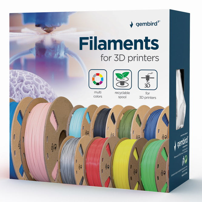 Gembird PLA+ filament 1.75mm Metalguld 3DP-PLA+1.75-02-GL