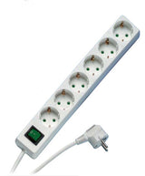 Vivanco EBLS 6S Sort 6 AC stikkontakt(er) 1,4 m